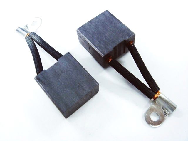 生産中止品を現物合わせで製作した相当材質でのカーボンブラシ